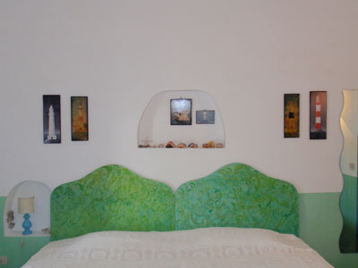 12 Guest House letto matrimoniale fronte